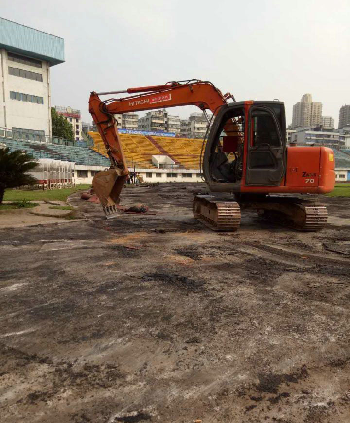 怎么铲除塑胶跑道、塑胶地坪、硅PU地面？